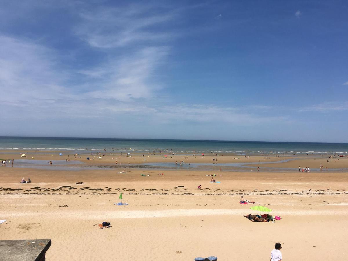 Beau Front De Mer Cosy Acces Direct Plage St Aubin Sur Mer Bernières-sur-Mer Exteriör bild